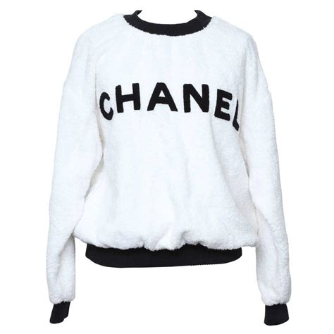 chanel pullover|Chanel sweater black and white.